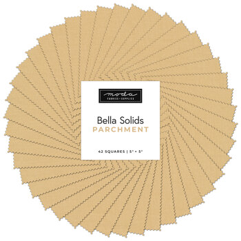 Bella Solids  Charm Pack 9900PP-39 Parchment by Moda Fabrics, Image