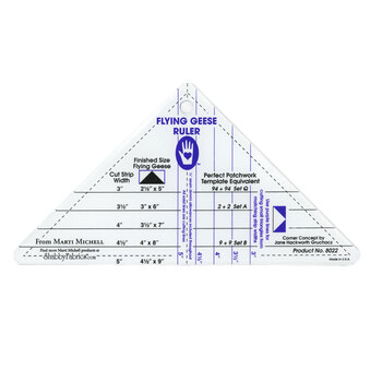 Flying Geese Ruler - 5 Sizes #8022