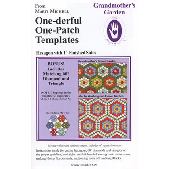 One-derful One-Patch Templates - Grandmother's Garden #8351, Image