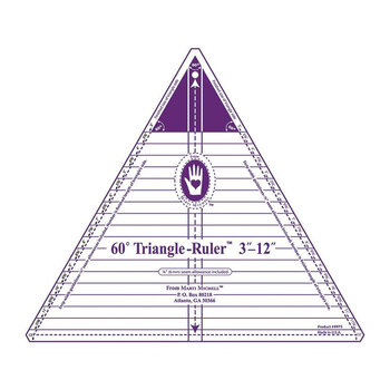 60 Degree Triangle Ruler #8975, Image