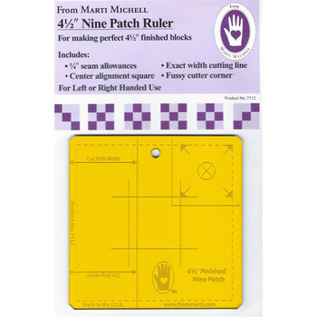 Nine Patch Ruler - 4-1/2