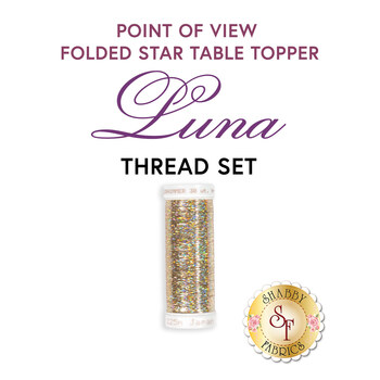  Point of View Folded Star Table Topper - Luna - 1pc Thread Set, Image