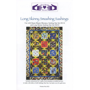 Long Skinny Smashing Sashings Pattern, Image