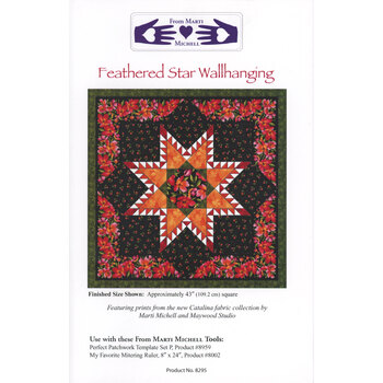 Feathered Star Wallhanging Pattern, Image