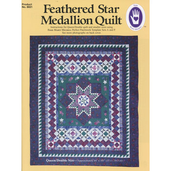 Feathered Star Medallion Quilt Pattern, Image