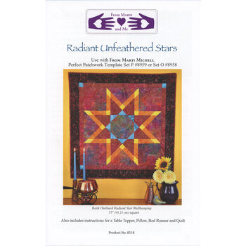 Radiant Unfeathered Stars Quilt Pattern, Image