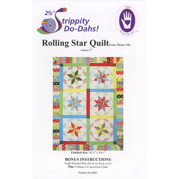 Strippity Do-Dah: Rolling Star Quilt Pattern, Image