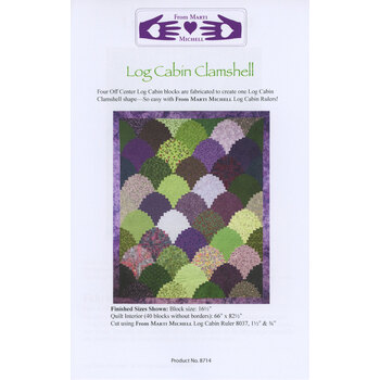 Log Cabin Clamshell Pattern, Image