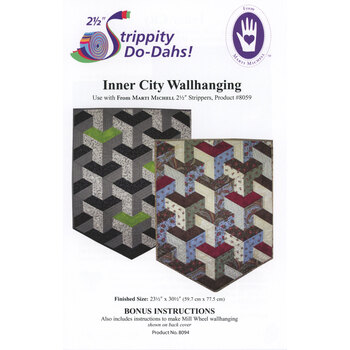 Strippity Do-Dah: Inner City Wall Hanging Pattern, Image