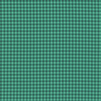 Essentials Mini Gingham 39161-747 Teal/Dark Teal by Wilmington Prints, Image