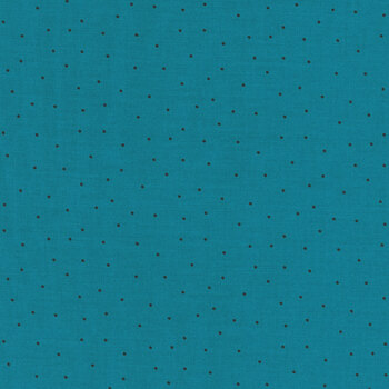 Essentials Pindots 39131-474 Turquoise/Navy by Wilmington Prints, Image