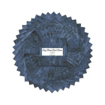 Dry Brush Dark Denim  5 Karat Gems by Wilmington Prints, Image