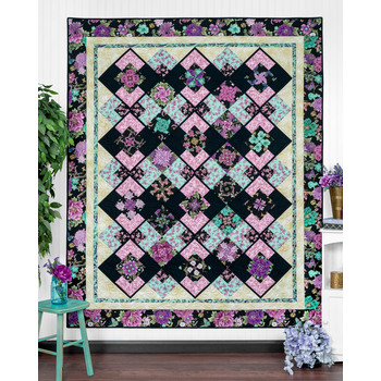 SAMPLE - Belle Kaleidoscope Quilt - Shizuka