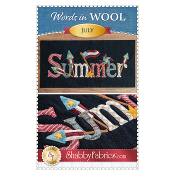 Words in Wool Mat Pattern - July - Summer, Image