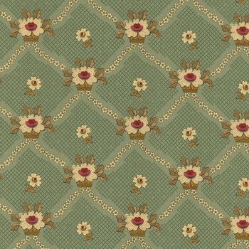 Always and Forever A-1662-G Green by Renee Nanneman for Andover Fabrics, Image