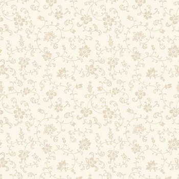 Cottage Lace R261468D-CREAM Vines and Flowers by Kellie Beckwith for Marcus Fabrics, Image