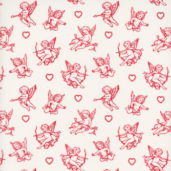 Letters to Cupid C16982-CREAM by My Mind's Eye for Riley Blake Designs, Image