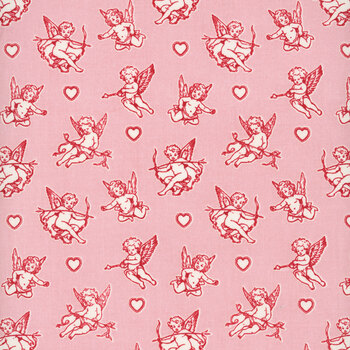 Letters to Cupid C16982-PINK by My Mind's Eye for Riley Blake Designs, Image
