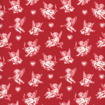 Letters to Cupid C16982-RED by My Mind's Eye for Riley Blake Designs, Image