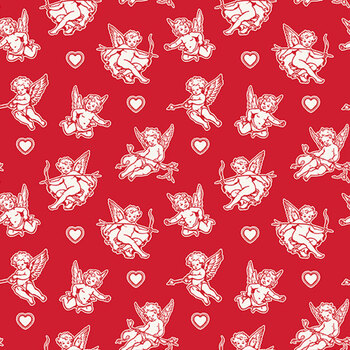 Letters to Cupid C16982-RED by My Mind's Eye for Riley Blake Designs, Image