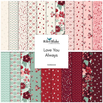 Love You Always  Yardage by Sandy Gervais for Riley Blake Designs, Image