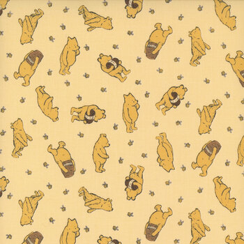 Winnie the Pooh C17002-SUNSHINE by Echo Park Paper Co. for Riley Blake Designs, Image