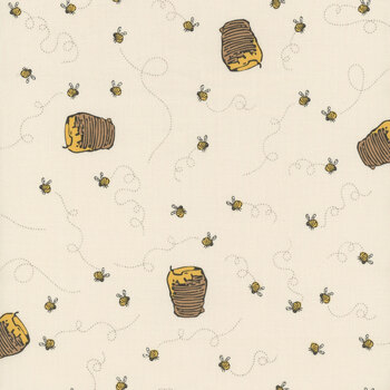 Winnie the Pooh C17004-CREAM by Echo Park Paper Co. for Riley Blake Designs, Image