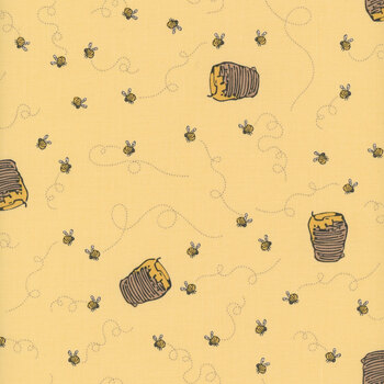 Winnie the Pooh C17004-SUNSHINE by Echo Park Paper Co. for Riley Blake Designs, Image