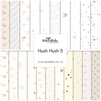 Hush Hush 5  21 FQ Set by Riley Blake Designs, Image