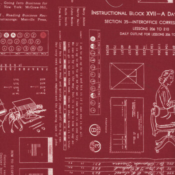 TYPE/ography C16850-CHERRYTART by Lori Holt for Riley Blake Designs, Image