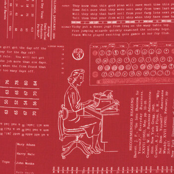 TYPE/ography C16850-SCHOOLHOUSE by Lori Holt for Riley Blake Designs, Image