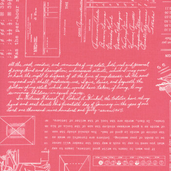 TYPE/ography C16850-TEAROSE by Lori Holt for Riley Blake Designs, Image