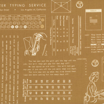 TYPE/ography C16850-MAPLE by Lori Holt for Riley Blake Designs, Image