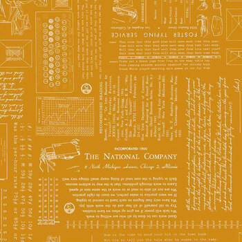 TYPE/ography C16850-BUTTERSCOTCH by Lori Holt for Riley Blake Designs, Image