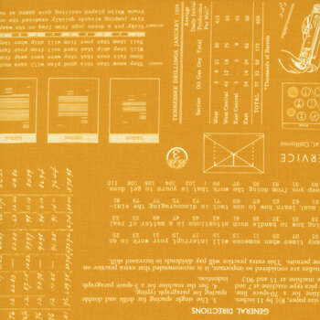 TYPE/ography C16850-BUTTERSCOTCH by Lori Holt for Riley Blake Designs, Image