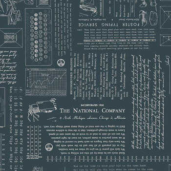 TYPE/ography C16850-BLACKBOARD by Lori Holt for Riley Blake Designs, Image