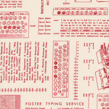 TYPE/ography C16851-SCHOOLHOUSE by Lori Holt for Riley Blake Designs, Image