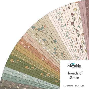 Threads of Grace  2-1/2” Rolie Polie by Kassidy Grace for Riley Blake Designs, Image