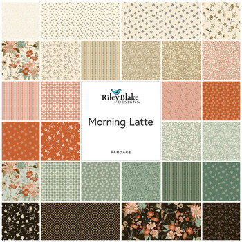 Morning Latte  Yardage by Sandy Gervais for Riley Blake Designs, Image