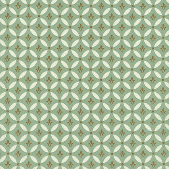 Morning Latte C16922-ALOE by Sandy Gervais for Riley Blake Designs, Image