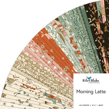 Morning Latte  2-1/2” Rolie Polie by Sandy Gervais for Riley Blake Designs, Image