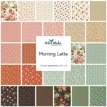 Morning Latte  Fat Quarter Bundle Sandy Gervais for Riley Blake Designs