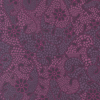 Parlor 11962-26 PLUM by Crystal Manning for Moda Fabrics, Image