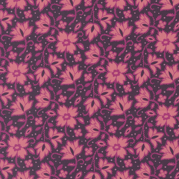 Parlor 11963-26 PLUM by Crystal Manning for Moda Fabrics, Image