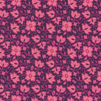 Parlor 11963-26 PLUM by Crystal Manning for Moda Fabrics, Image