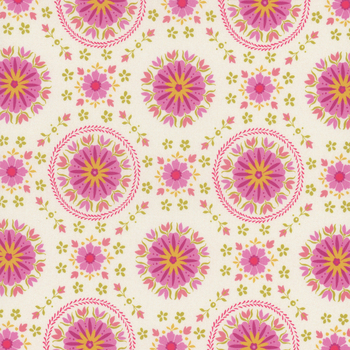 Parlor 11964-11 CREAM by Crystal Manning for Moda Fabrics, Image