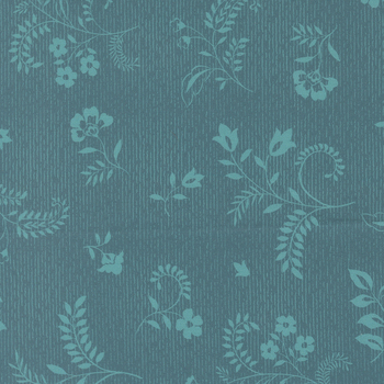 Parlor 11967-16 PEACOCK by Crystal Manning for Moda Fabrics, Image