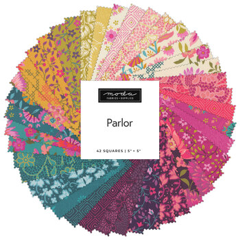 Parlor  Charm Pack by Crystal Manning for Moda Fabrics - RESERVE, Image