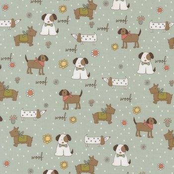 Lucky 55700-12 Sky by Sweetwater for Moda Fabrics, Image