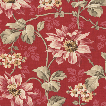 Joie de Vivre 13980-12 Rouge by French General for Moda Fabrics, Image